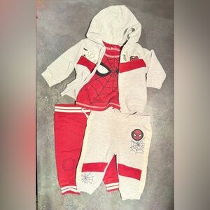 Marvel Spider-Themed Kids Costume - Red and Cream